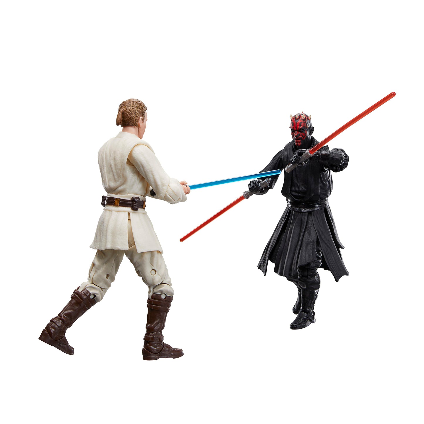 Star Wars Black Series 6 Inch Exclusive Phantom Menace Action Figure Multipack - Qui-Gon Jinn, Darth Maul & Obi-Wan Kenobi