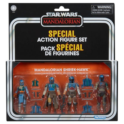 Star Wars The Vintage Collection 3.75 Inch Exclusive Action Figure 4-Pack - Mandalorian Shriek Hawk