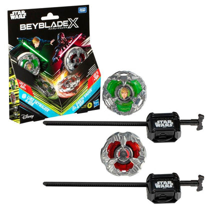 Beyblade X Star Wars - Luke Skywalker 4-80B vs Darth Vader 4-60B Multipack