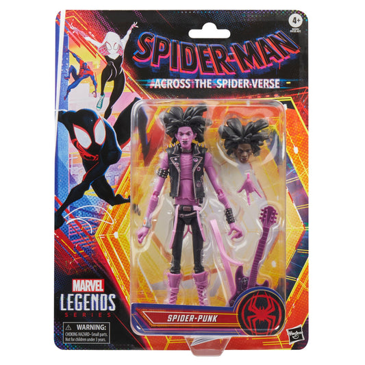 Marvel Legends Spider-Man Across The Spider-Verse Retro 6 Inch Action Figure Wave 2 - Spider-Punk