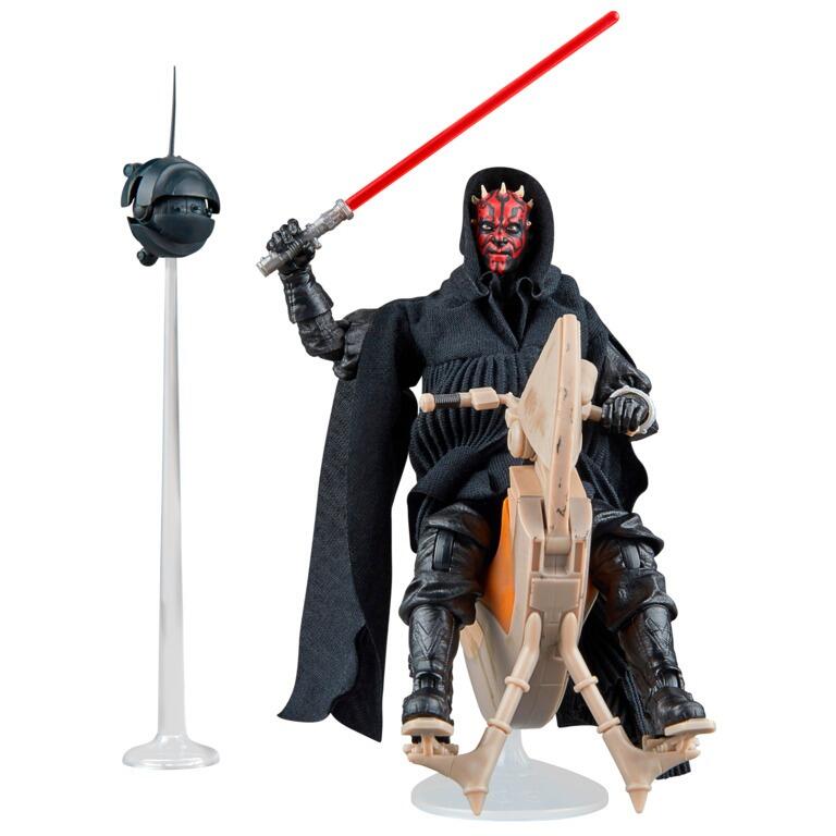 Star Wars Black Series 6 Inch Action Figure Vehicle - Darth Maul with Sith Speeder