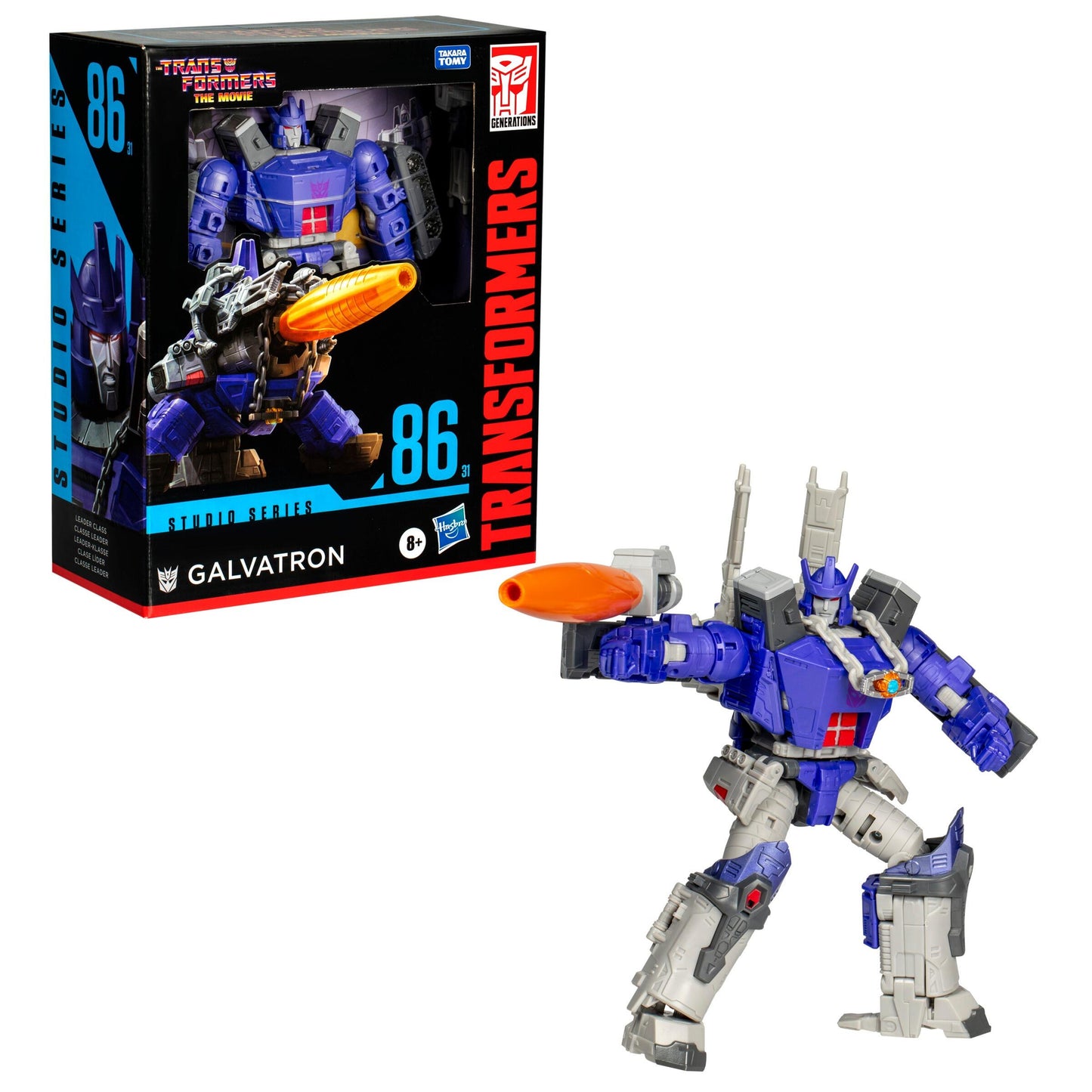 Transformers Studio Series 86 Leader Class Action Figure - Galvatron