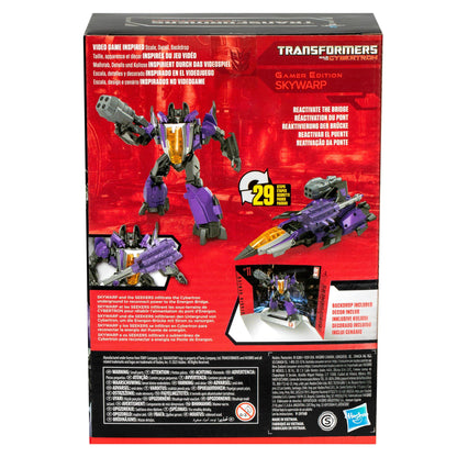 Transformers Studio Series Gamer Edition Voyager Class Action Figure - Skywarp