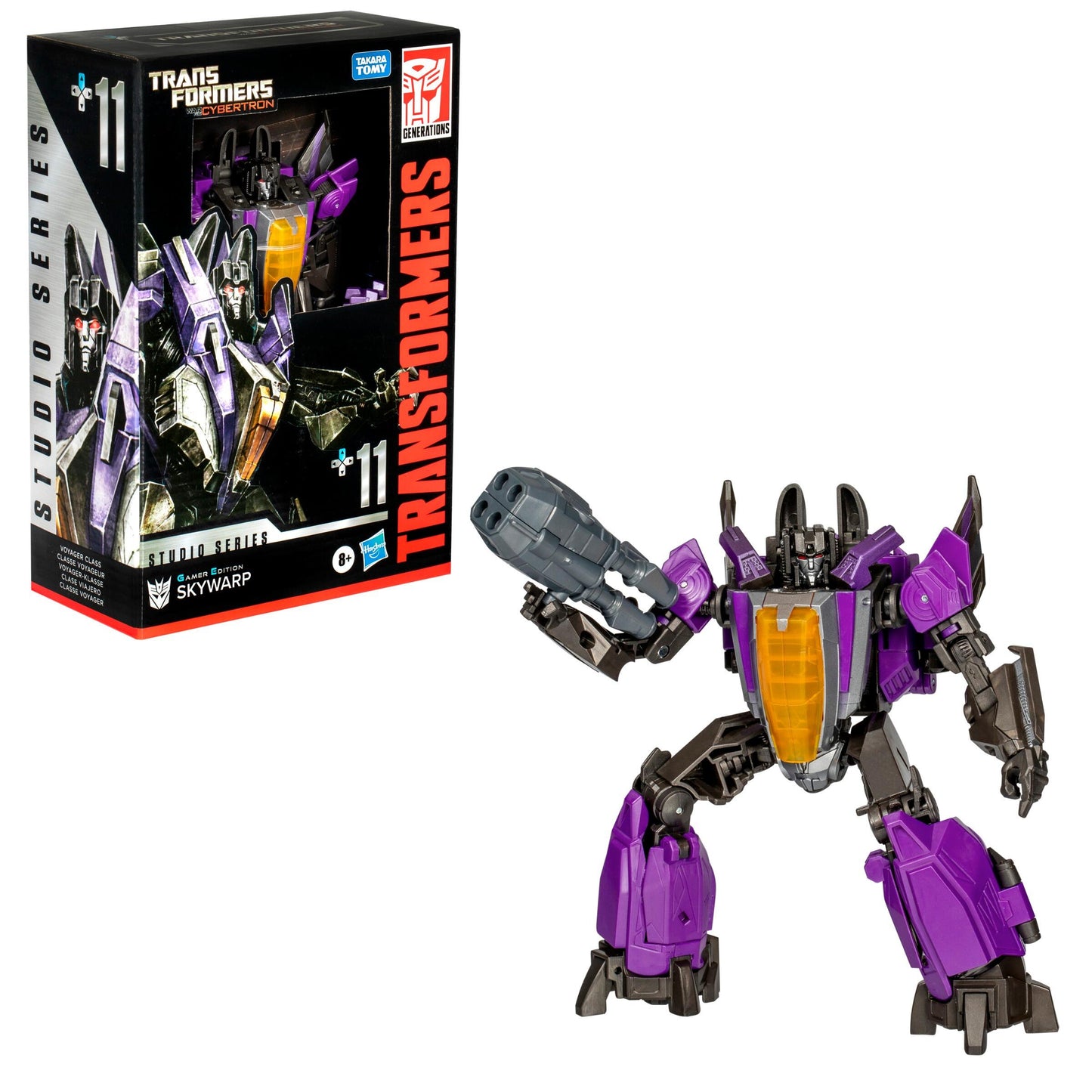 Transformers Studio Series Gamer Edition Voyager Class Action Figure - Skywarp