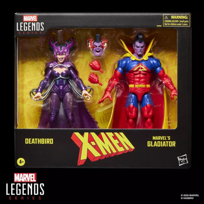 Marvel Legends X-Men 6 Inch Action Figure 2-Pack - Deathbird & Marvel's Gladiator