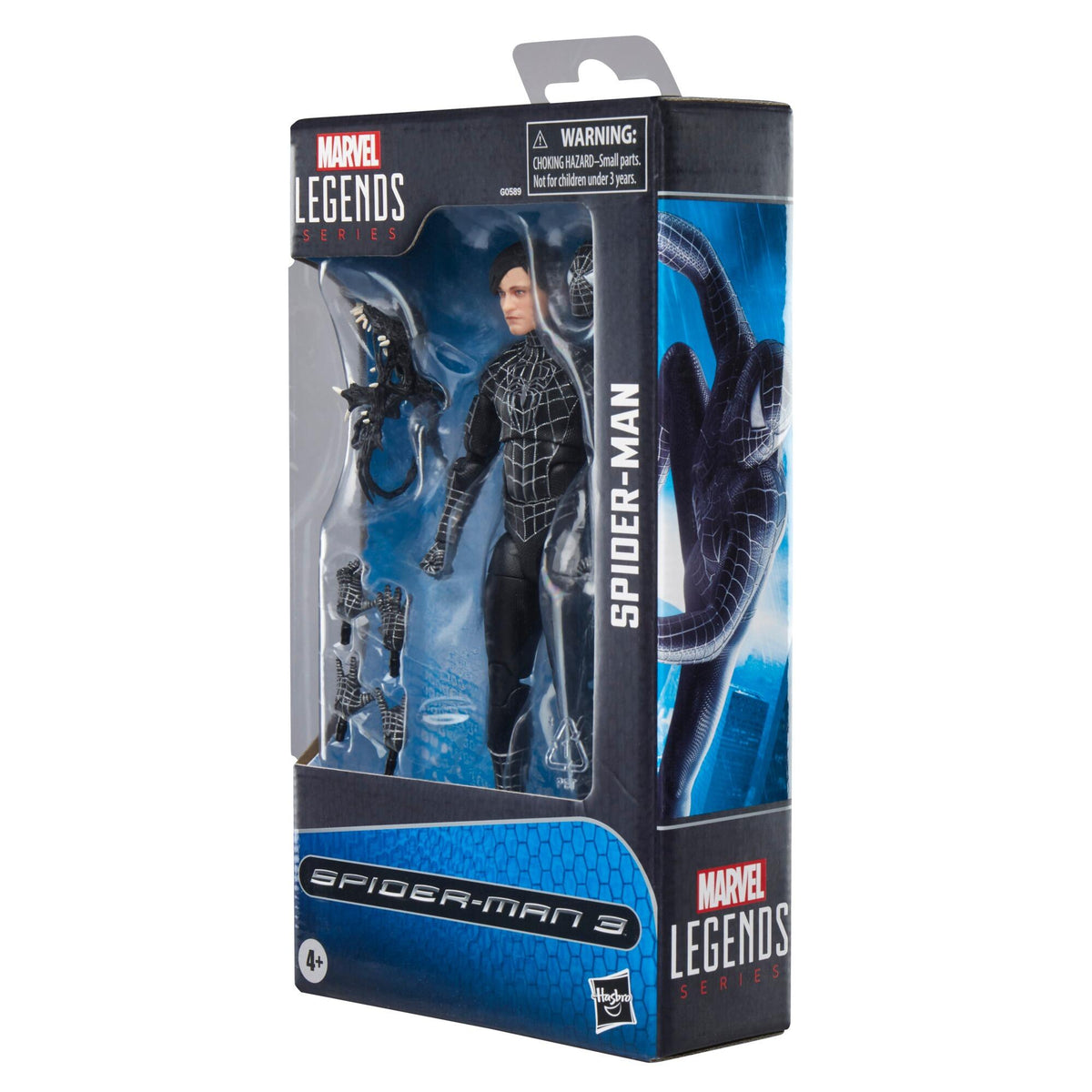 Marvel Legends Spider-Man 6-inch Scale Action Figure - Black Suit Spider-Man (Spider-Man 3)