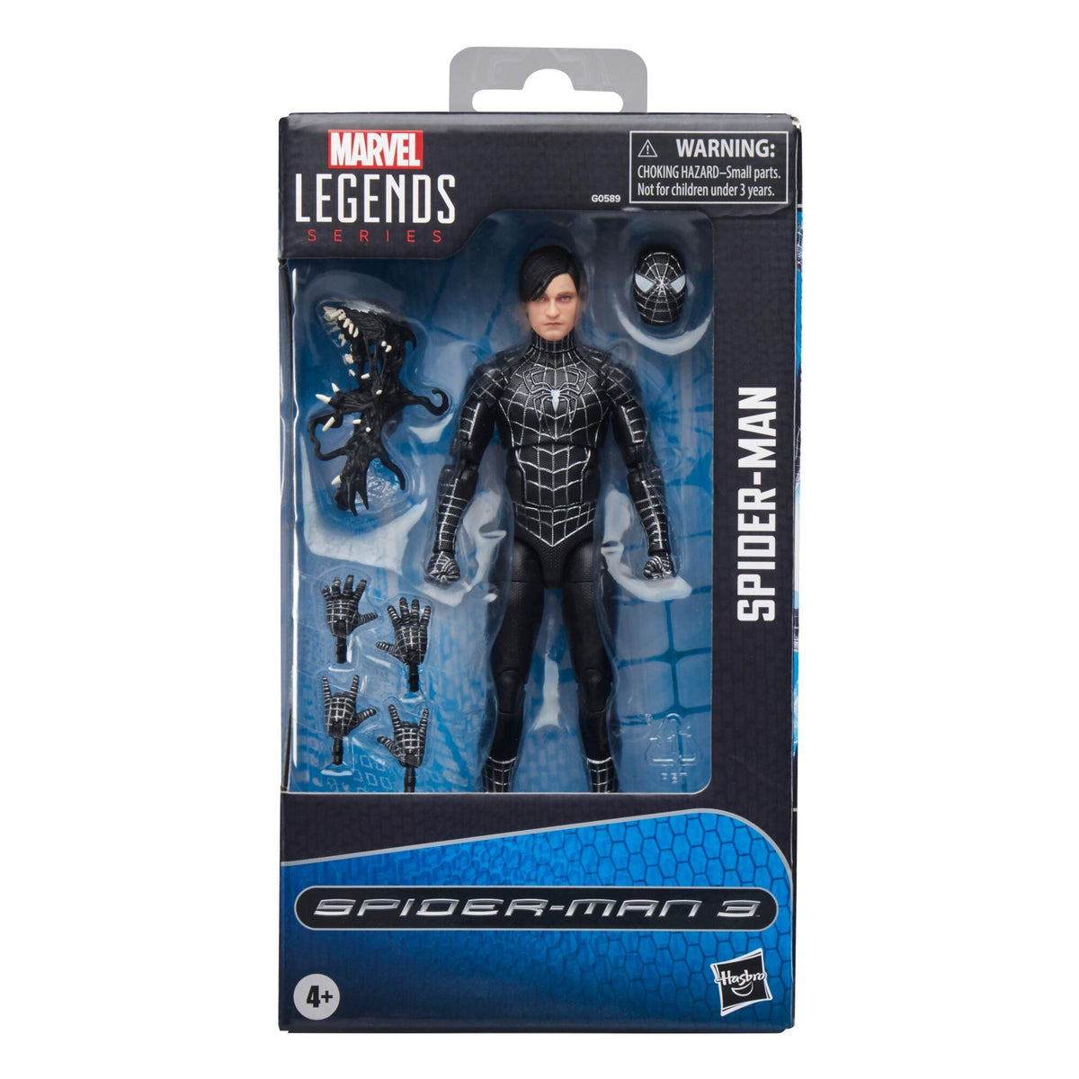 Marvel Legends Spider-Man 6-inch Scale Action Figure - Black Suit Spider-Man (Spider-Man 3)
