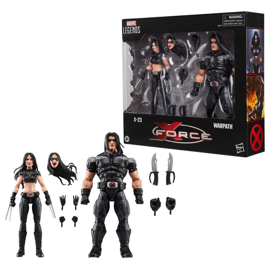 Marvel Legends X-Force 6 Inch Scale Action Figure 2-Pack - X-23 & Warpath