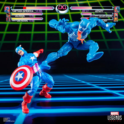 Marvel Legends Gamerverse 6 Inch Exclusive Action Figure 2-Pack - Captain America vs Venom