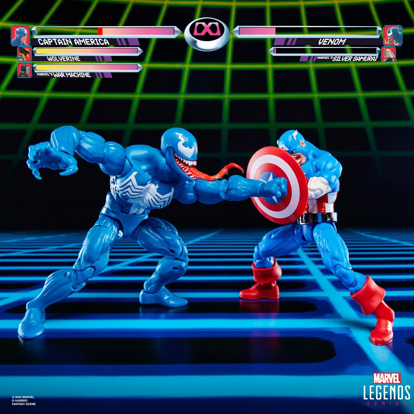 Marvel Legends Gamerverse 6 Inch Exclusive Action Figure 2-Pack - Captain America vs Venom