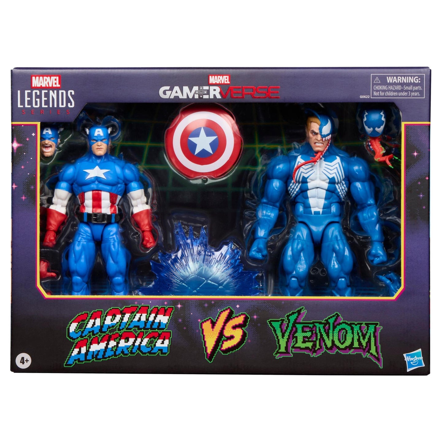 Marvel Legends Gamerverse 6 Inch Exclusive Action Figure 2-Pack - Captain America vs Venom