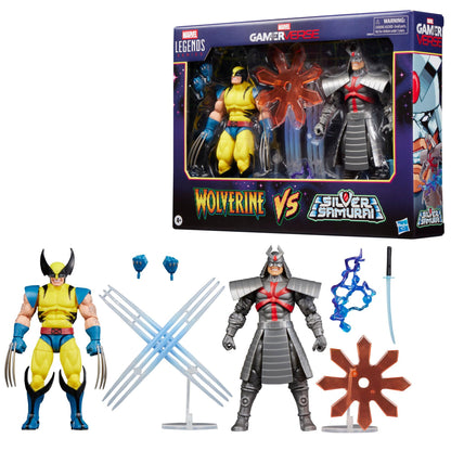 Marvel Legends Gamerverse 6 Inch Action Figure 2-Pack - Wolverine vs Silver Samurai