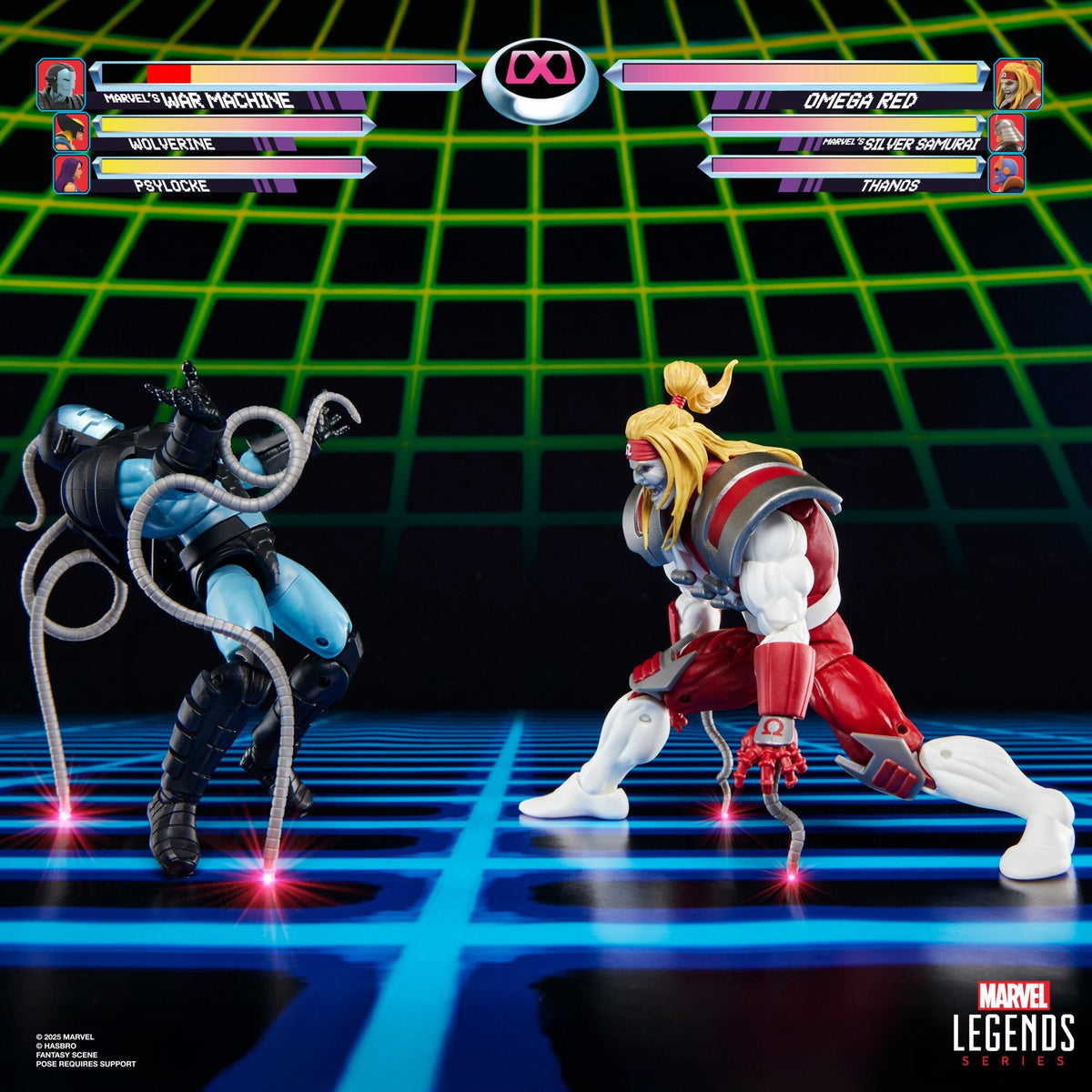 Marvel Legends Gamerverse 6 Inch Exclusive Action Figure 2-Pack - War Machine Vs Omega Red