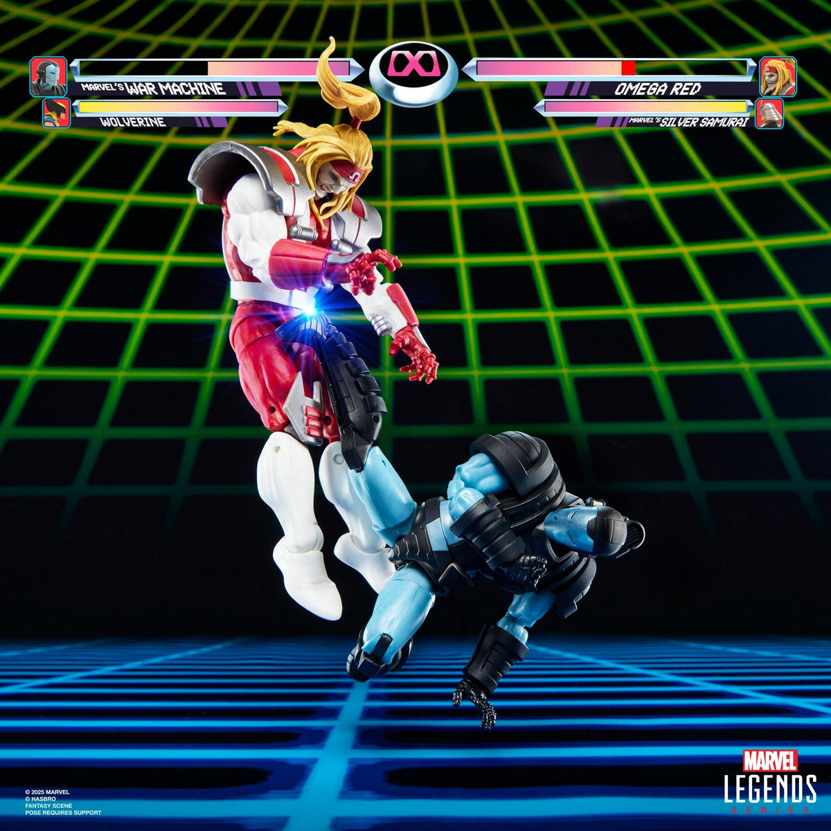 Marvel Legends Gamerverse 6 Inch Exclusive Action Figure 2-Pack - War Machine Vs Omega Red