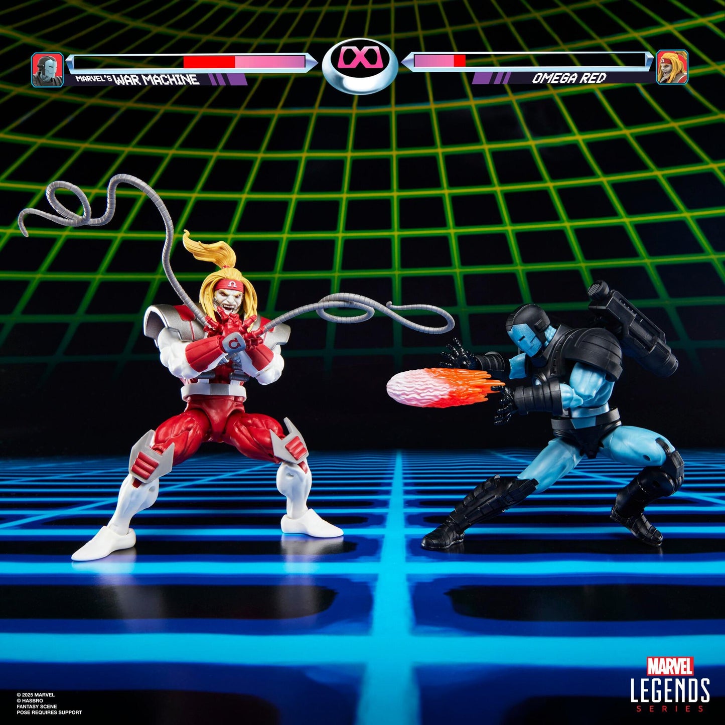 Marvel Legends Gamerverse 6 Inch Exclusive Action Figure 2-Pack - War Machine Vs Omega Red