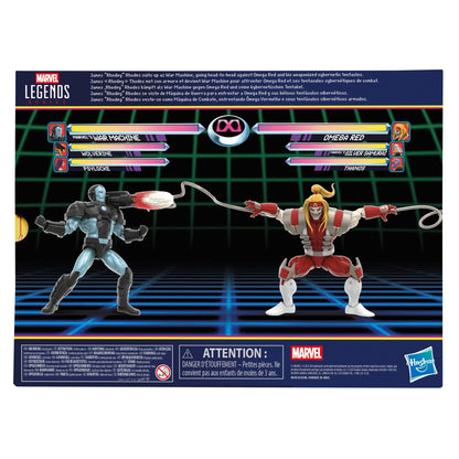 Marvel Legends Gamerverse 6 Inch Exclusive Action Figure 2-Pack - War Machine Vs Omega Red