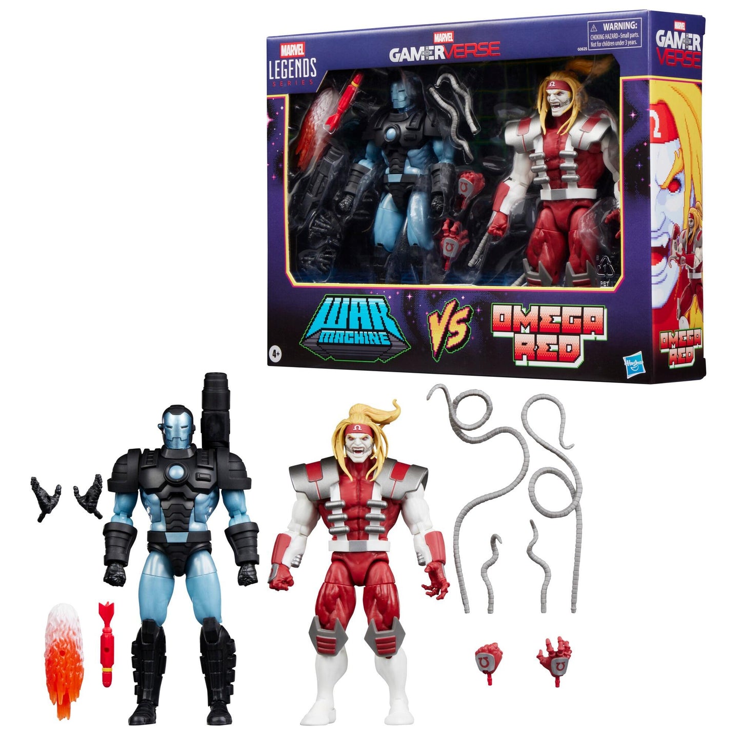 Marvel Legends Gamerverse 6 Inch Exclusive Action Figure 2-Pack - War Machine Vs Omega Red