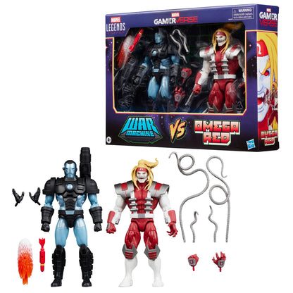 Marvel Legends Gamerverse 6 Inch Exclusive Action Figure 2-Pack - War Machine Vs Omega Red