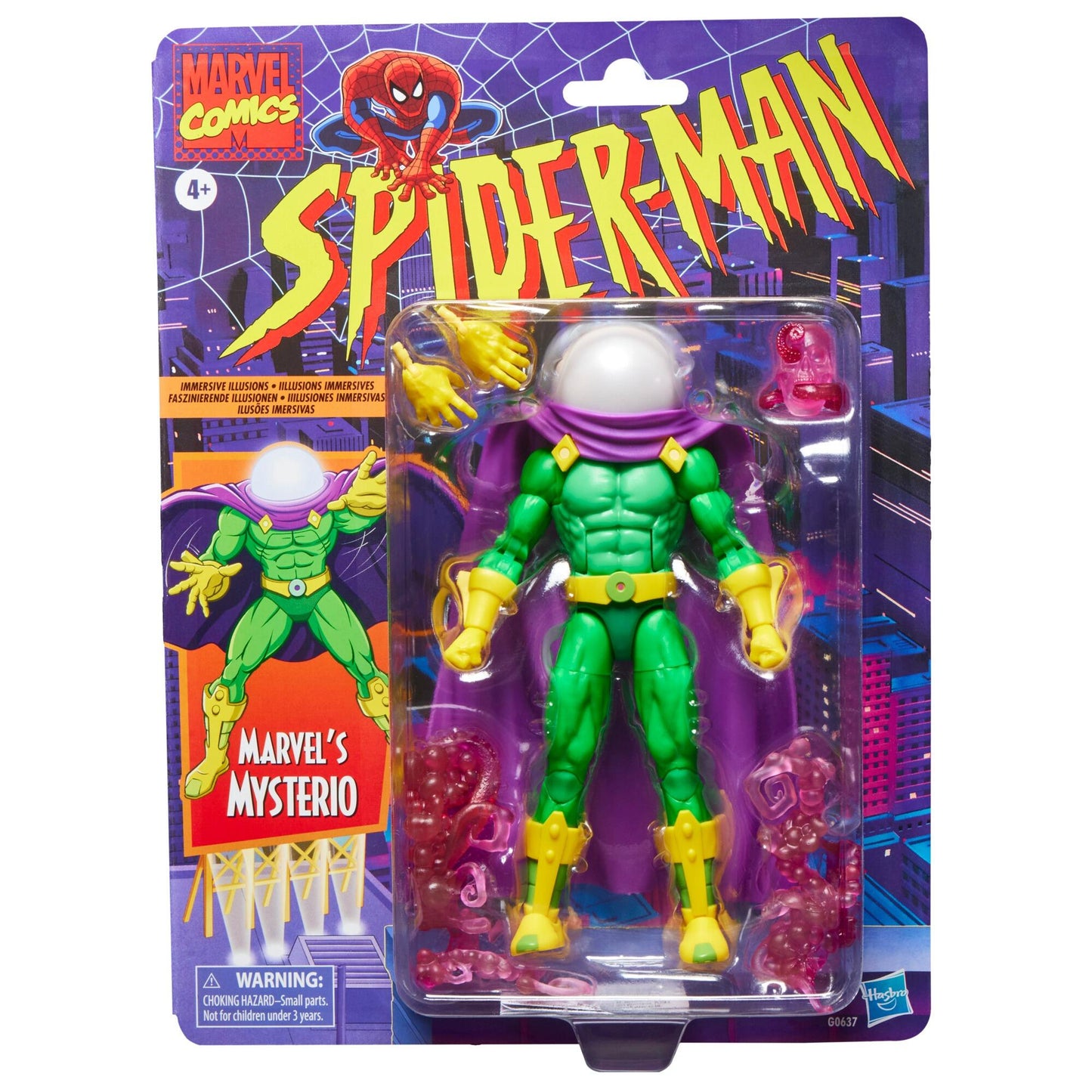 Marvel Legends Spider-Man 6-inch Retro Action Figure Exclusive - Marvel's Mysterio