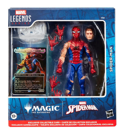 Marvel Legends Magic The Gathering Series 6 Inch Action Figure With Trading Card - Spider-Man