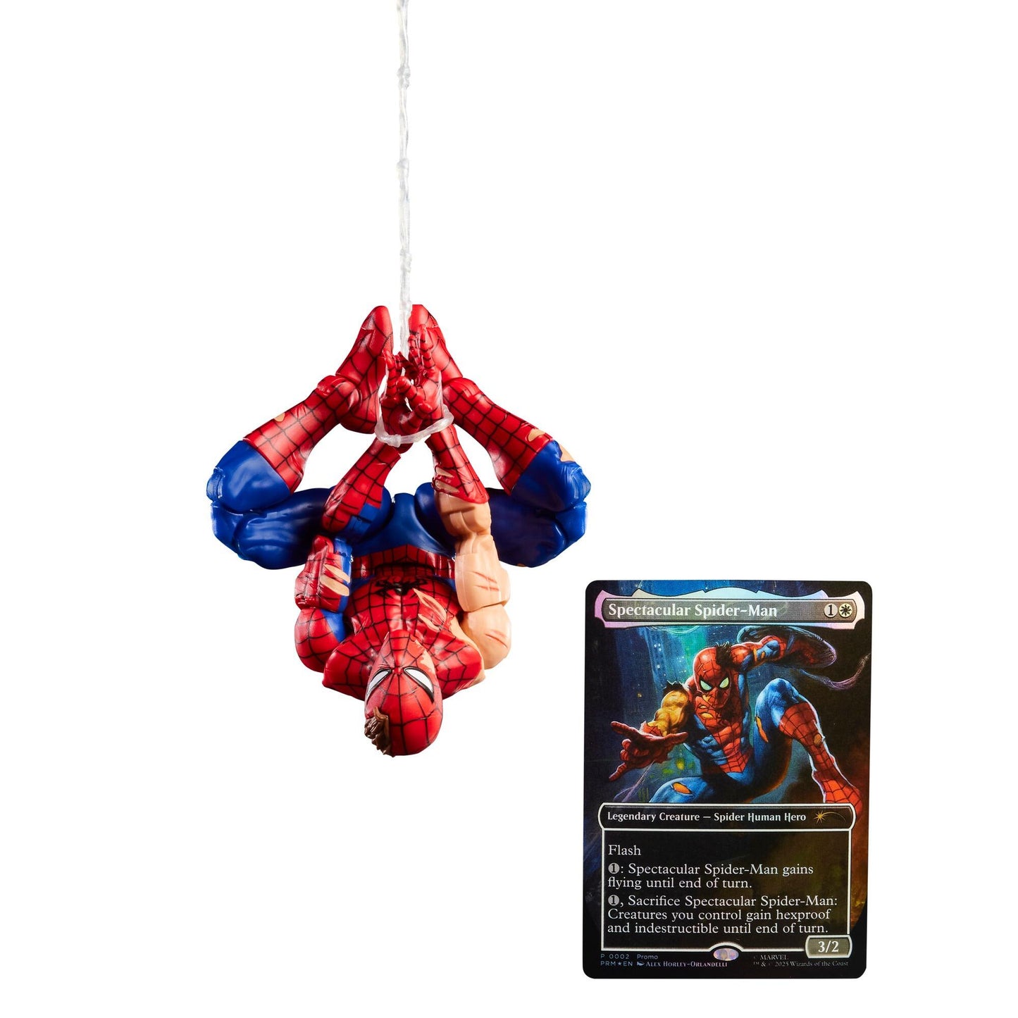 Marvel Legends Magic The Gathering Series 6 Inch Action Figure With Trading Card - Spider-Man
