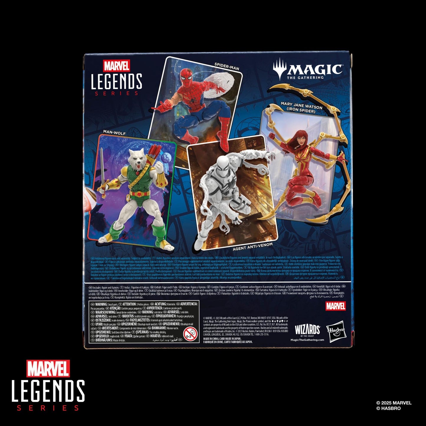 Marvel Legends Magic The Gathering Series 6 Inch Action Figure With Trading Card - MJ (Iron Spider)