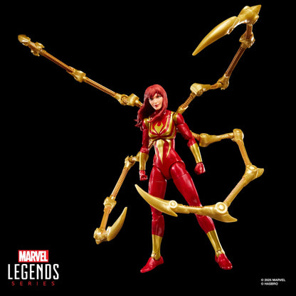 Marvel Legends Magic The Gathering Series 6 Inch Action Figure With Trading Card - MJ (Iron Spider)