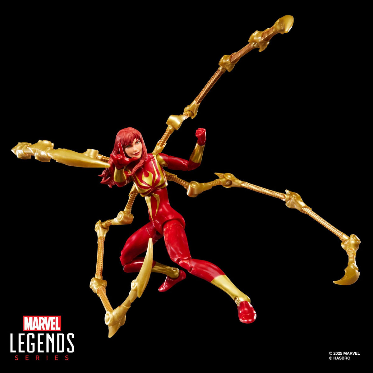 Marvel Legends Magic The Gathering Series 6 Inch Action Figure With Trading Card - MJ (Iron Spider)