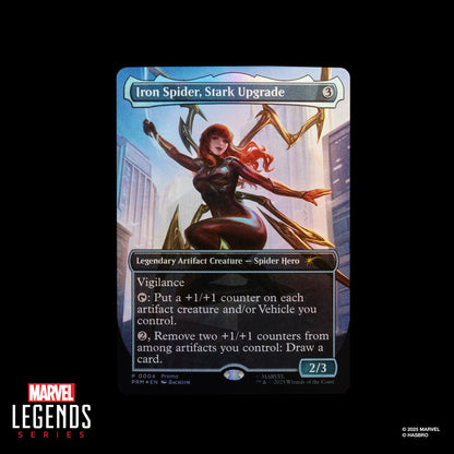 Marvel Legends Magic The Gathering Series 6 Inch Action Figure With Trading Card - MJ (Iron Spider)