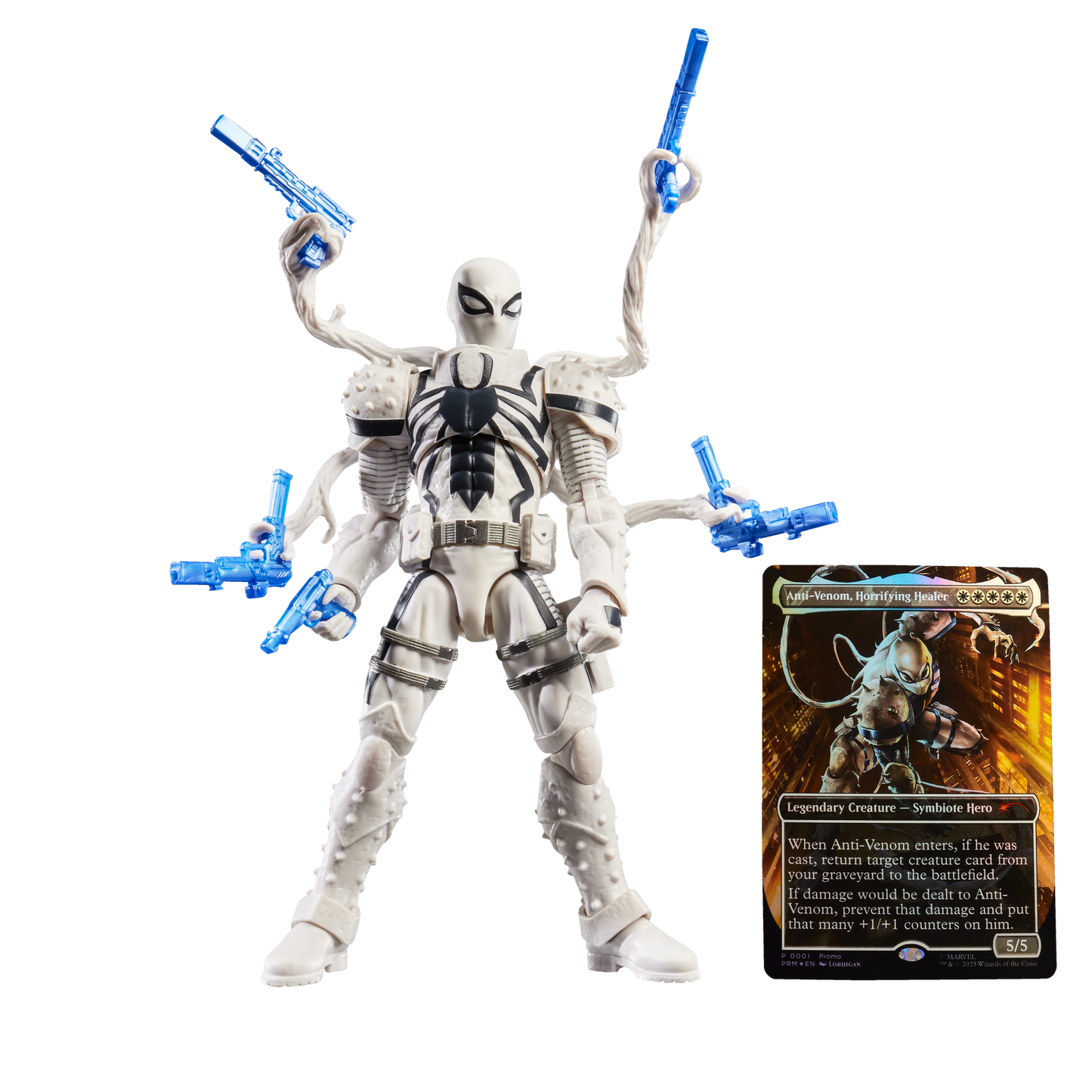 Marvel Legends Magic The Gathering Series 6 Inch Action Figure With Trading Card - Agent Anti-Venom