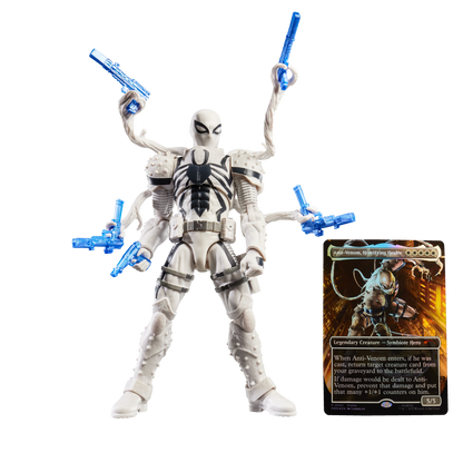 Marvel Legends Magic The Gathering Series 6 Inch Action Figure With Trading Card - Agent Anti-Venom