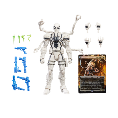 Marvel Legends Magic The Gathering Series 6 Inch Action Figure With Trading Card - Agent Anti-Venom