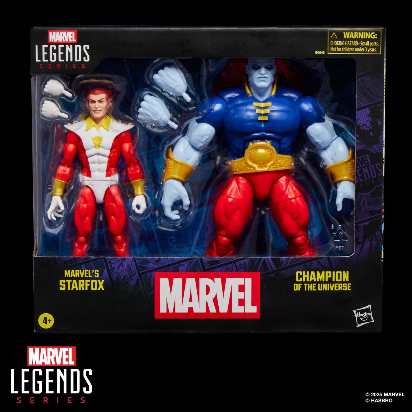 Marvel Legends 6 Inch Action Figure 2-Pack - Starfox & Champion Of The Universe