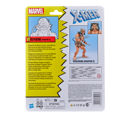 Marvel Legends X-Men Retro Exclusive 6 Inch Action Figure - Wolverine (Weapon X)