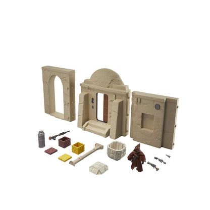 Star Wars The Vintage Collection 3.75 Inch Action Figure Playset - Streets of Mos Eisley Playset w/ Jawa