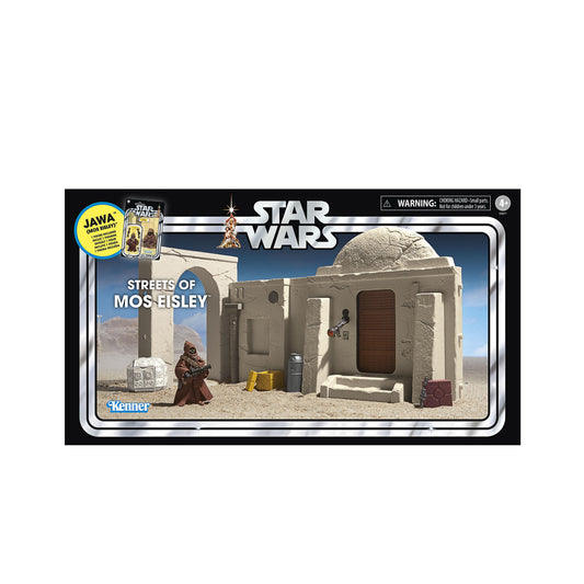Star Wars The Vintage Collection 3.75 Inch Action Figure Playset - Streets of Mos Eisley Playset w/ Jawa