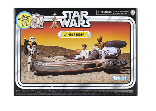 NON MINT - Star Wars The Vintage Collection 3.75 Inch Action Figure Vehicle - Luke's Landspeeder