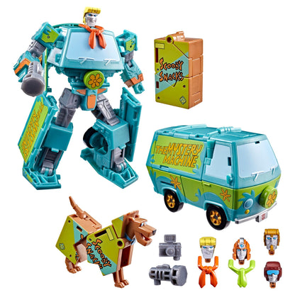 *PRE-ORDER Transformers X Scooby Doo Collab Action Figure - Mysterious Prime & Automutt