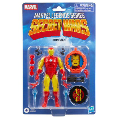 Marvel Legends Comic Secret Wars 6 Inch Action Figure Wave 1 - Iron Man *With Free Exclusive Art Card*
