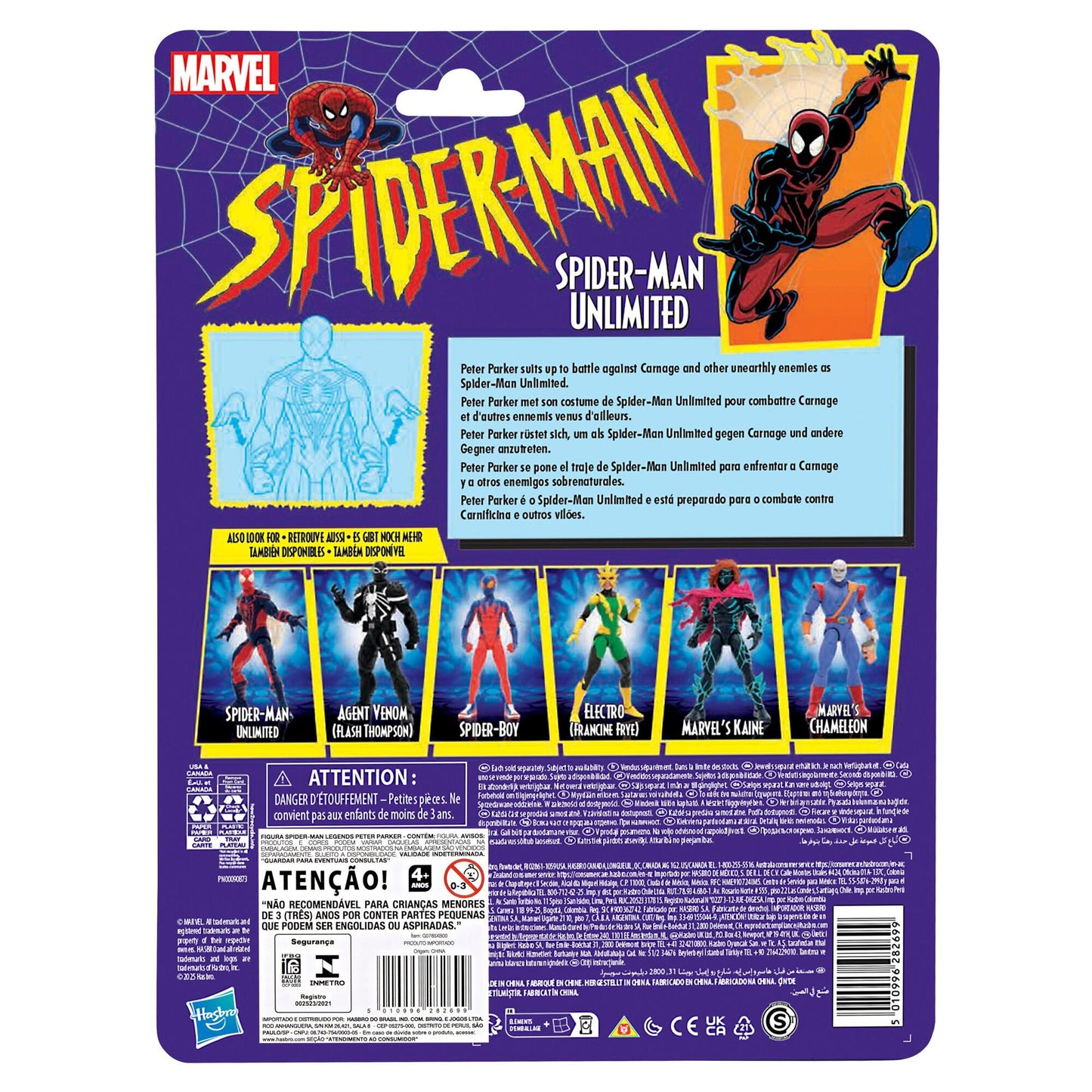 Marvel Legends Spider-Man Retro 6 Inch Action Figure Wave 5 - Spider-Man Unlimited