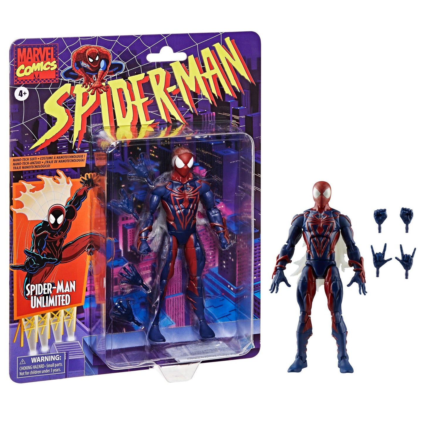 Marvel Legends Spider-Man Retro 6 Inch Action Figure Wave 5 - Spider-Man Unlimited
