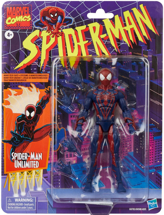 Marvel Legends Spider-Man Retro 6 Inch Action Figure Wave 5 - Spider-Man Unlimited