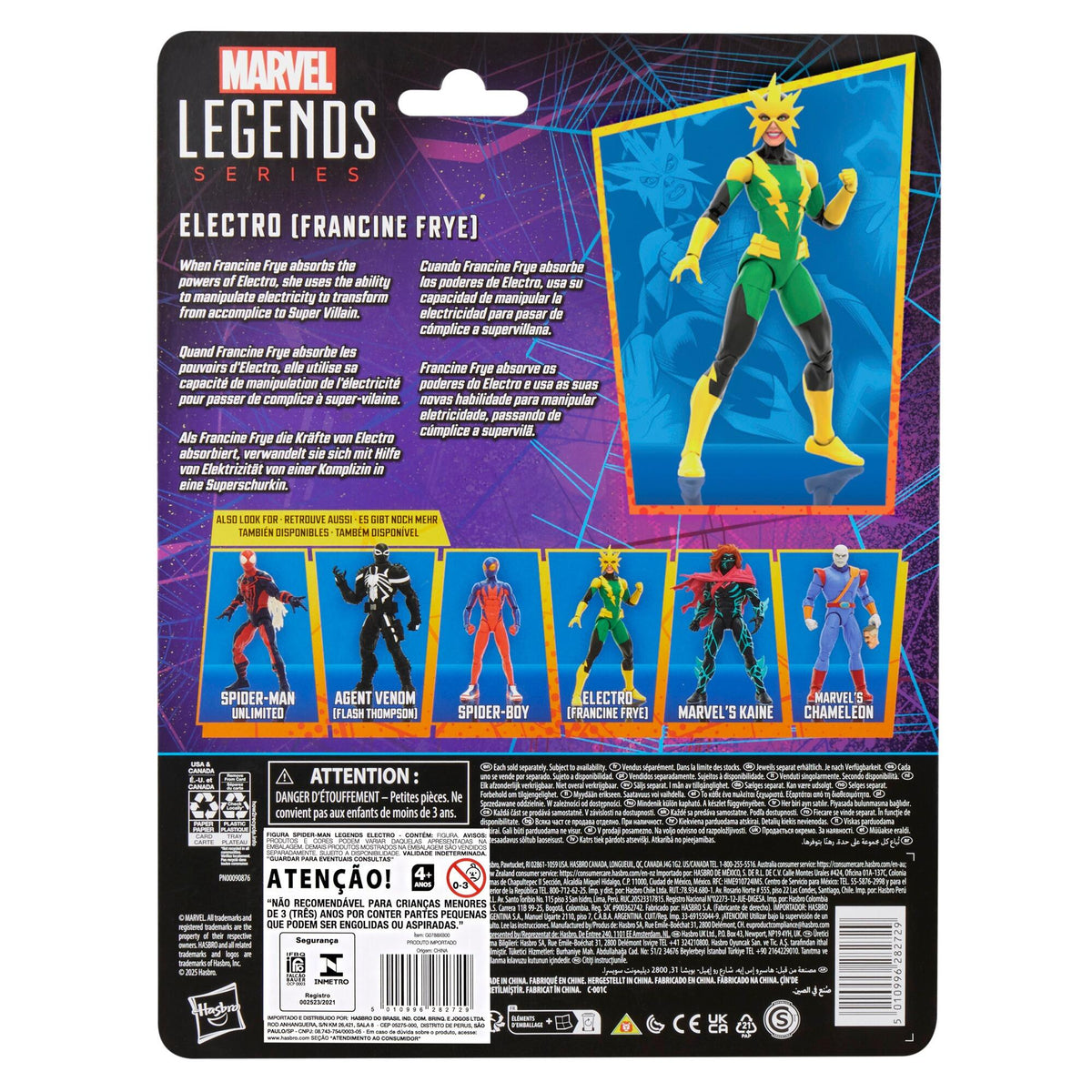Marvel Legends Spider-Man Retro 6 Inch Action Figure Wave 5 - Electro (Francine Frye)