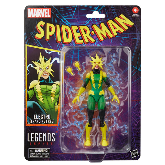Marvel Legends Spider-Man Retro 6 Inch Action Figure Wave 5 - Electro (Francine Frye)