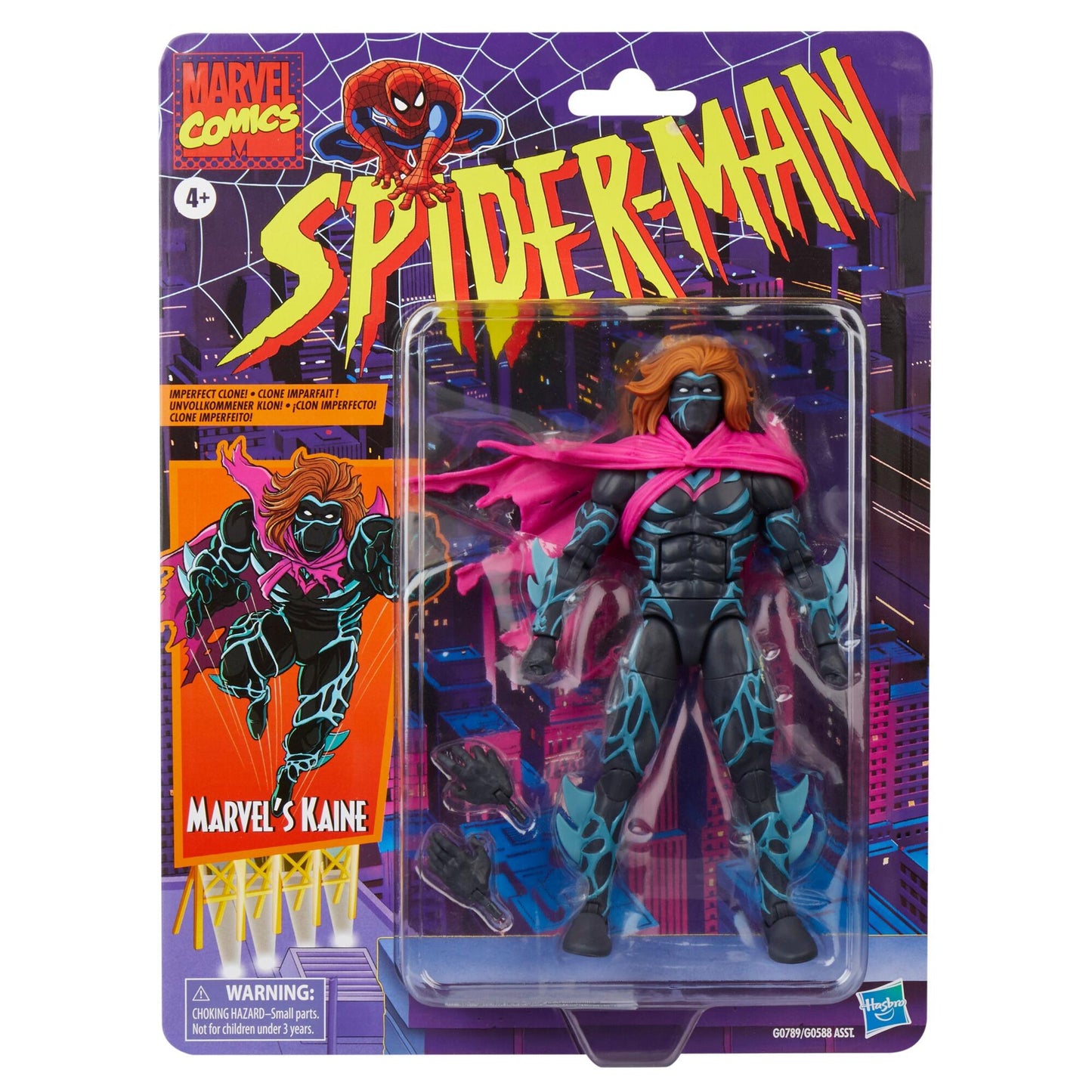 Marvel Legends Spider-Man Retro 6 Inch Action Figure Wave 5 - Marvel's Kaine
