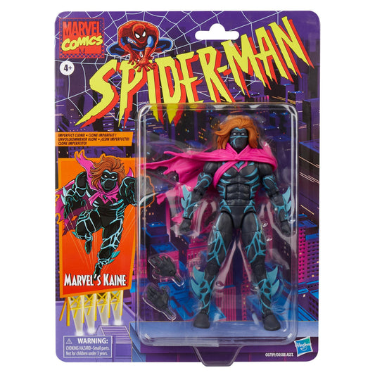 Marvel Legends Spider-Man Retro 6 Inch Action Figure Wave 5 - Marvel's Kaine