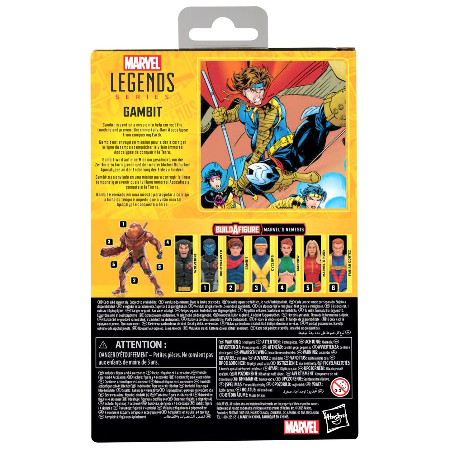 Marvel Legends X-Men 6 Inch Scale Action Figure - Gambit