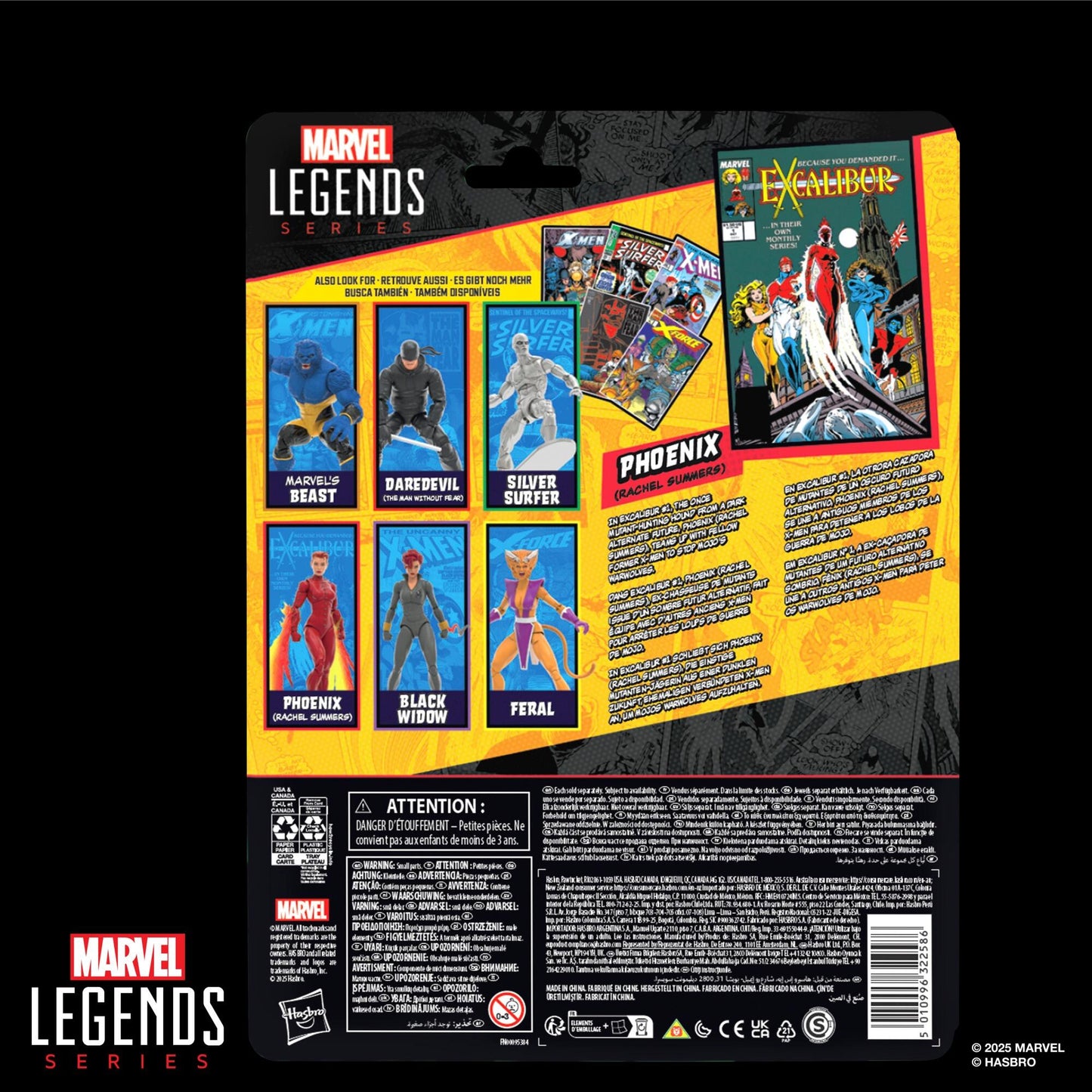 Marvel Legends Comic Retro 6 Inch Action Figure Wave 2 - Phoenix (Rachel Summers)