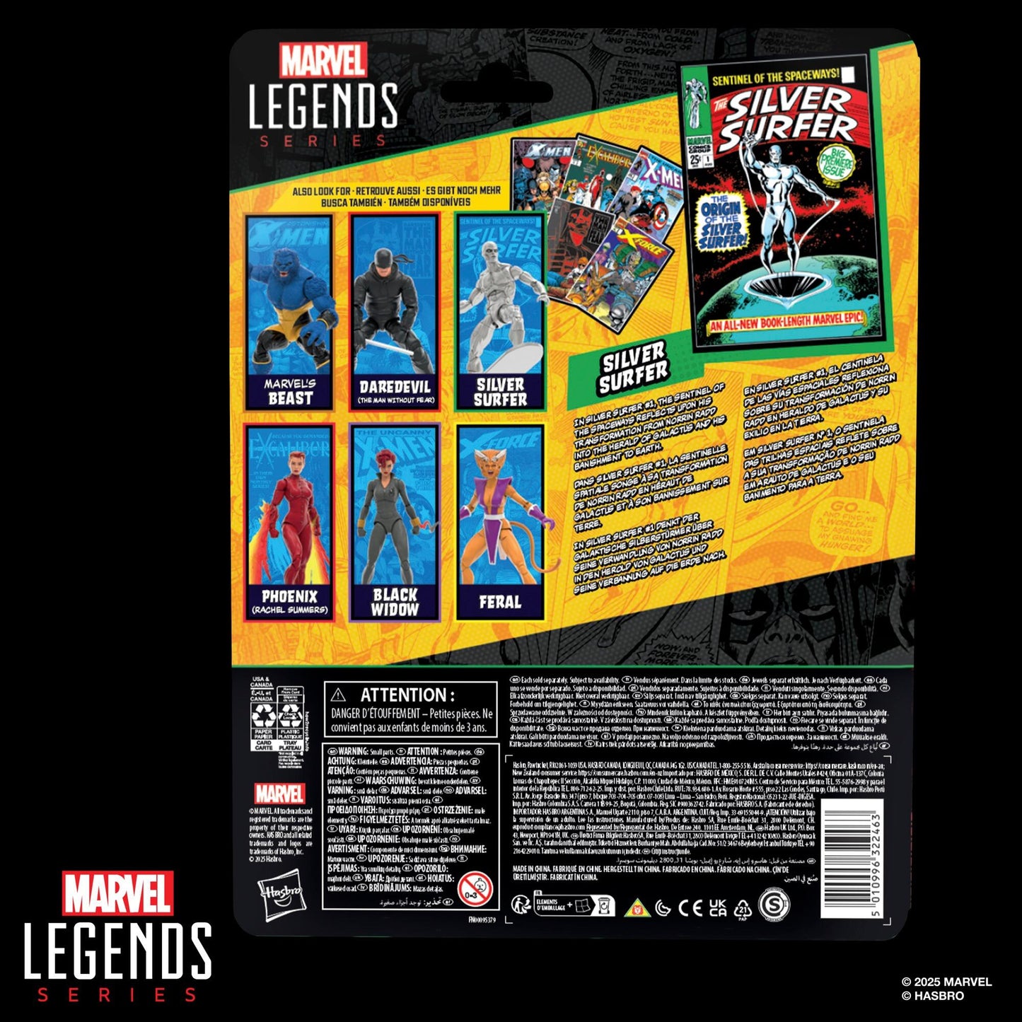 Marvel Legends Comic Retro 6 Inch Action Figure Wave 2 - Silver Surfer