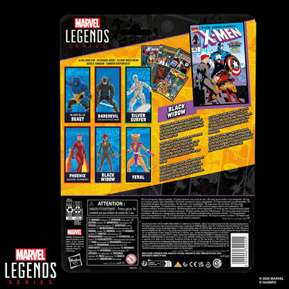 Marvel Legends Comic Retro 6 Inch Action Figure Wave 2 - Black Widow